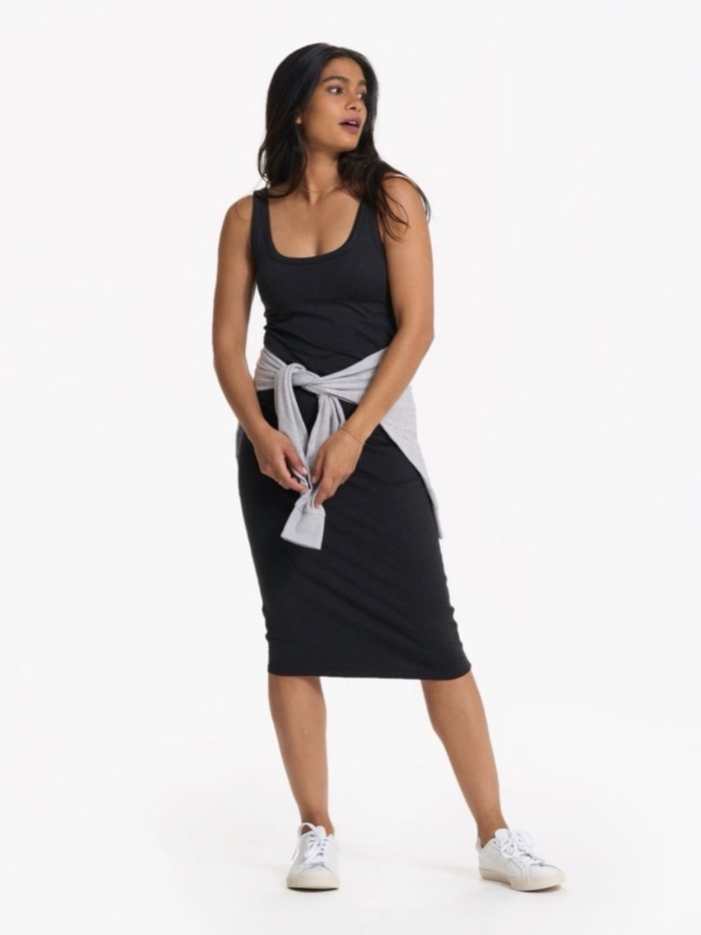 Vuori Halo Essential Dress Black DreamKnit Size M